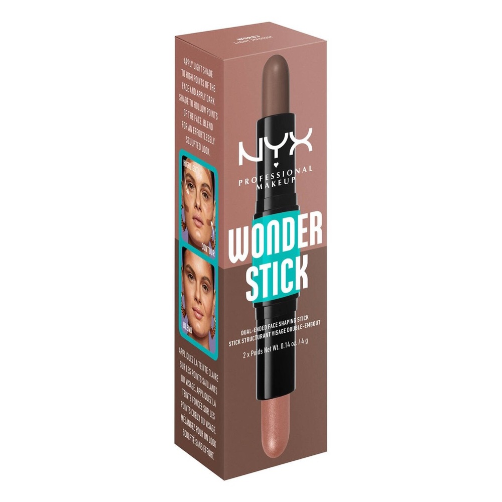 NYX Professional Makeup Wonder Stick – Tan Brown | 0.14 oz. | NIB